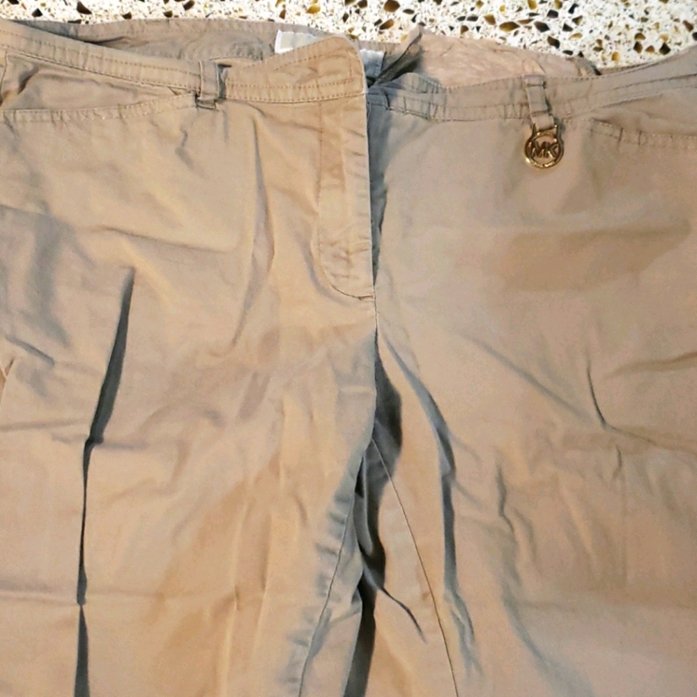 Michael kors crop khaki pant